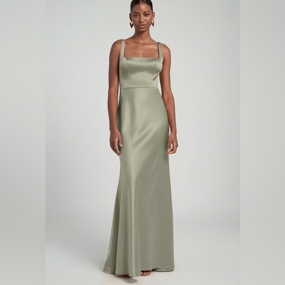Jenny Yoo Ariana Dress in Sage size 12